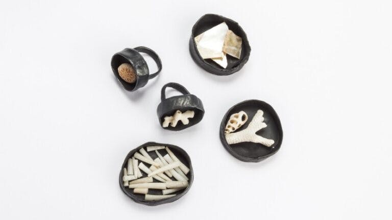 collection of tiny artistic objects