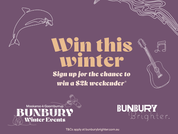 Win this winter with Bunbury Brighter for Mookaroo-k