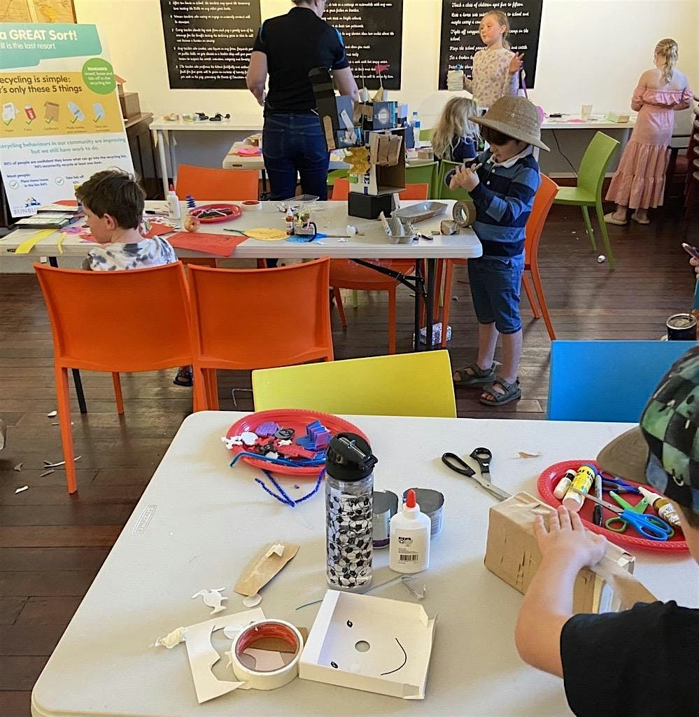 Hero image for Sea Creatures Junk Modelling Workshop | School Holidays at the Museum